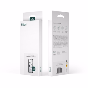 Etteri matētais magnētiskais viedtālruņa apvalks iPhone 14 6,1 - melns