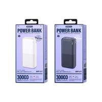 Ārējais akumulators Power Bank Remax RPP-177 12W 30000mAh melns