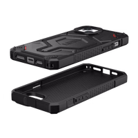 UAG Monarch viedtālruņa apvalks iPhone 15 Plus - melns kevlar