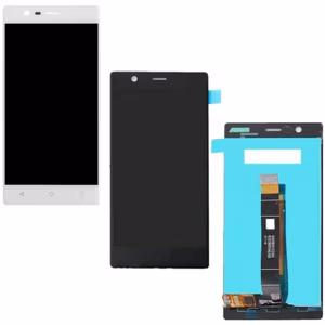 LCD displejs saderīgs ar Nokia 3 melns HQ