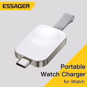 Беспроводное зарядное устройство Essager "Bay Portable C" белый (для Apple Watch)