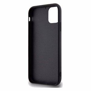 Guess Disco Metāla uzraksts viedtālruņa apvalks iPhone 11 / Xr - melns