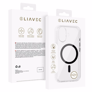 Liavec Pure maciņš priekš Iphone 17 melns