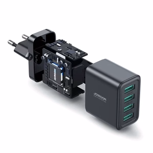 Lādētājs Joyroom JR-TCN03 melns 24W (4xUSB)