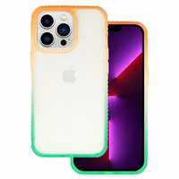 IDEAR apvalks W15 Iphone 14 Plus oranžs-piparmētru
