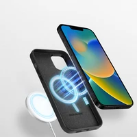 Dux Ducis Grit ādas apvalks iPhone 14 Plus Elegants mākslīgās ādas apvalks (MagSafe saderīgs) Melns