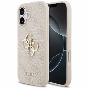 Guess 4G Lielā Logotipa Viedtālruņa apvalks iPhone 17 - rozā