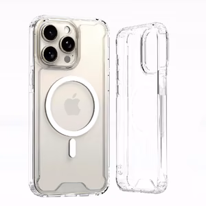 Caurspīdīgs stūra apvalks MagSafe iPhone 16 Pro Max - caurspīdīgs