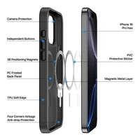 Korpuss Dux Ducis Apple iPhone 16 Pro Max melns