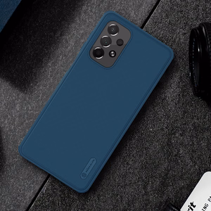 Nillkin Super Frosted Shield Pro izturīgs viedtālruņa apvalks Samsung Galaxy A73 zaļš