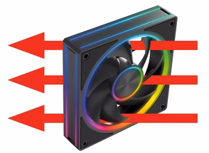 MODECOM VOLCANO LOOP 120 ARGB FAN melns