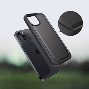 Raptic X-Doria Slim viedtālruņa apvalks iPhone 14 Plus aizmugures vāciņš melns