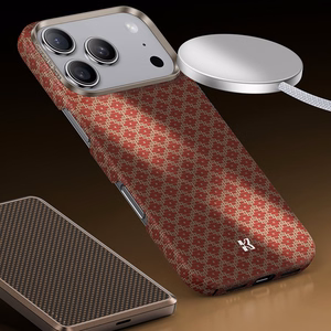 Benks Magnetic Armor Air Armor Grid Kevlar Case Metal Frame 600D (H069) priekš Iphone 17 Pro orange