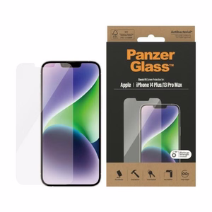 PanzerGlass Classic Fit antibakteriālais stikls iPhone 14 Plus / 13 Pro Max