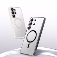 Rock Crystal Armor Series Magnetic Maciņš for Samsung Galaxy S26 Plus melns