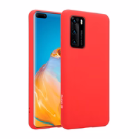 Crong Color Cover maciņš Huawei P40 (sarkans)