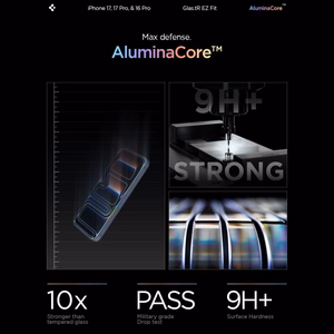 Spigen Glas.tR EZ Fit Privacy Закалённое стекло для iPhone 16 Pro / 17 / 17 Pro - 2 шт.