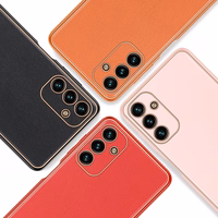 Dux Ducis Yolo elegants vāciņš viedtālrunim no ekoloģiskās ādas Samsung Galaxy A13 5G sarkans