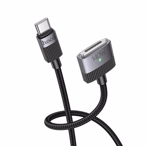 Kabelis USB C uz Mag3 Hoco 5A 140W magnētisks 1,8 m U141 melns