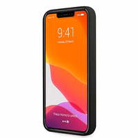 Ferrari FESSIHCP13SBK iPhone 13 mini 5.4" melns/melns cietais viedtālruņa apvalks silikona