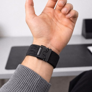 Tech-Protect Nylon Clasp siksniņa modelim Samsung Galaxy Watch Ultra 47 mm – melna