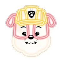 Hanging neon LED Paw Patrol on plexiglass - Rubble OW-130446