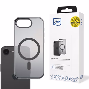 3mk Frosty Magnētiskais viedtālruņa apvalks iPhone 16E - melns