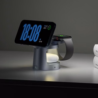 Tech-Protect QI2.2-25W-A48 3in1 magnētiskais bezvadu lādētājs - tumši zils