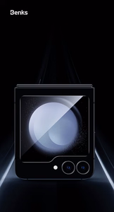 Benks Warrior HD rūdīts stikls priekš Samsung Galaxy Z Flip 6, melns