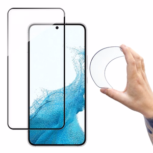 Wozinsky Full Cover Flexi Nano стеклянная плёнка закалённое стекло с рамкой для Samsung Galaxy S22+ (S22 Plus) прозрачный