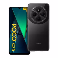 Caurspīdīgs viedtālruņa apvalks 2 mm XIAOMI POCO C75 (kameras aizsardzība) caurspīdīgs