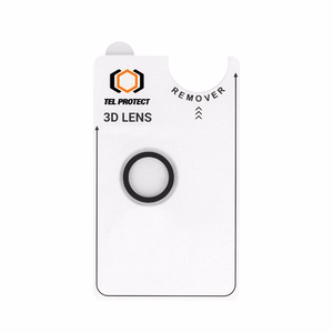 Закалённое стекло Tel Protect 3D Lens на камеру для Iphone 17 Air прозрачное (линза 1 шт.)
