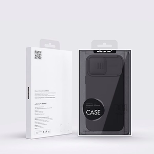Futrālis Nillkin CamShield Silky Magnetic Silicone Apple iPhone 14 Plus tumši violets