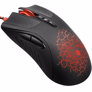BLOODY A90 spēļu pele labrocīga USB Type-A optiskā 6200 DPI