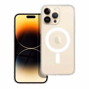 CLEAR MAG COVER viedtālruņa apvalks saderīgs ar MagSafe IPHONE 14 Pro Max - caurspīdīgs