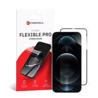 Aizsargstikls Forcell Flexible Nano Glass 5D for iPhone Xs Max/11 Pro Max - melns (m)