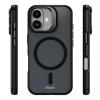 Etteri Morning Fog maciņš for iPhone 16 6,1" melns