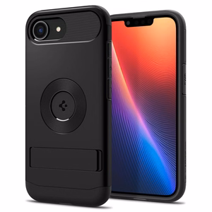Spigen Slim Armor Magnētiskais viedtālruņa apvalks iPhone 16e - melns