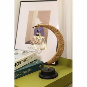 Galda lampa pie gultas Twirl zvaigzne Art Deco (versija 3) EID