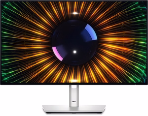 DELL UltraSharp U2424H computer monitor 60.5 cm (23.8") 1920 x 1080 pixels Full HD LCD melns, sudraba
