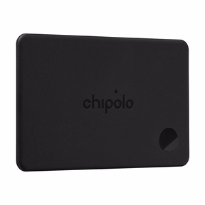 Chipolo CARD – Wireless Rechargeable Slim Bluetooth Tracker for iOS & Android, Charcoal