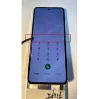 LCD displejs saderīgs ar Samsung F731 Z Flip5 ar rāmi / Lavender / (7/10 izjaukts) (ar defektiem 7)