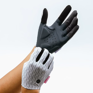 Rockbros sports gloves full spring-summer size S - white and black