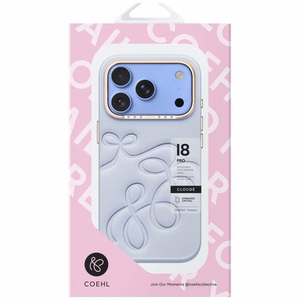 Uniq Coehl Cloude Magnetic Charging vāciņš iPhone 18 Pro / 17 Pro – zils