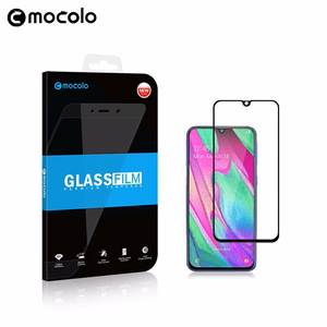 Mocolo 3D 9H Full Glue rūdīta stikla ekrāna aizsargs Samsung Galaxy A40, ar melnu rāmi