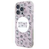 Hello Kitty IML Visur Parīze magnētiskais iPhone 16 Pro viedtālruņa apvalks - rozā