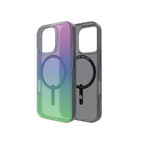 ZAGG Milan Snap viedtālruņa apvalks ar Magnētisko iPhone 16 Pro - zaļa/violeta