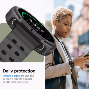 Spigen Liquid Air apvalks pulksteņa Samsung Galaxy Watch 8 Classic 46mm - melns