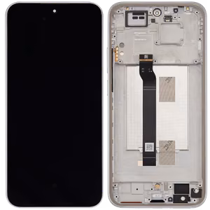 Ar Xiaomi Redmi Note 15 Pro 5G saderīgs LCD displejs ar rāmi / titāna krāsā / (servisa komplekts)