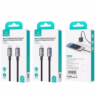 USAMS Kabelis USB-C na Lightning 30W 1,2m Fast Charging tērauda SJ662USB01 (US-SJ662)